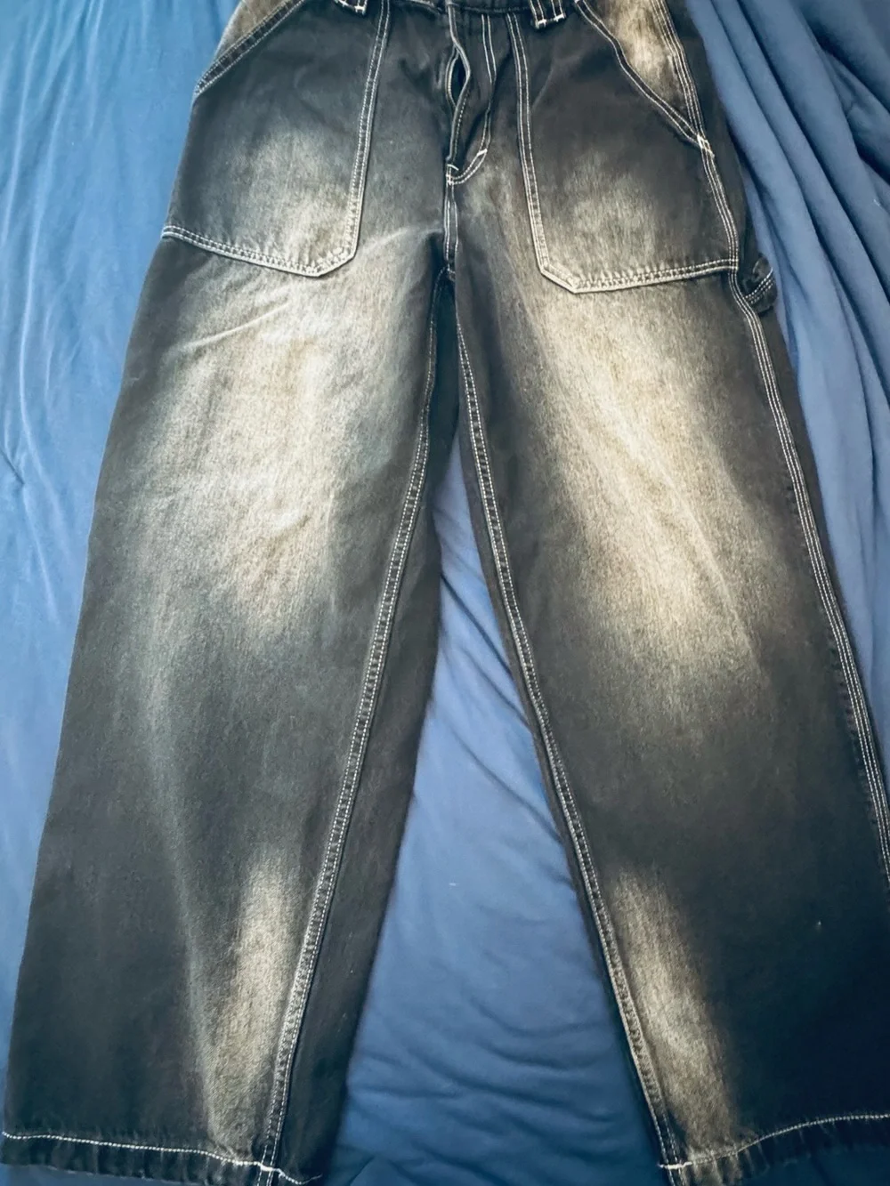H&M Black Baggy Fit Jeans Label